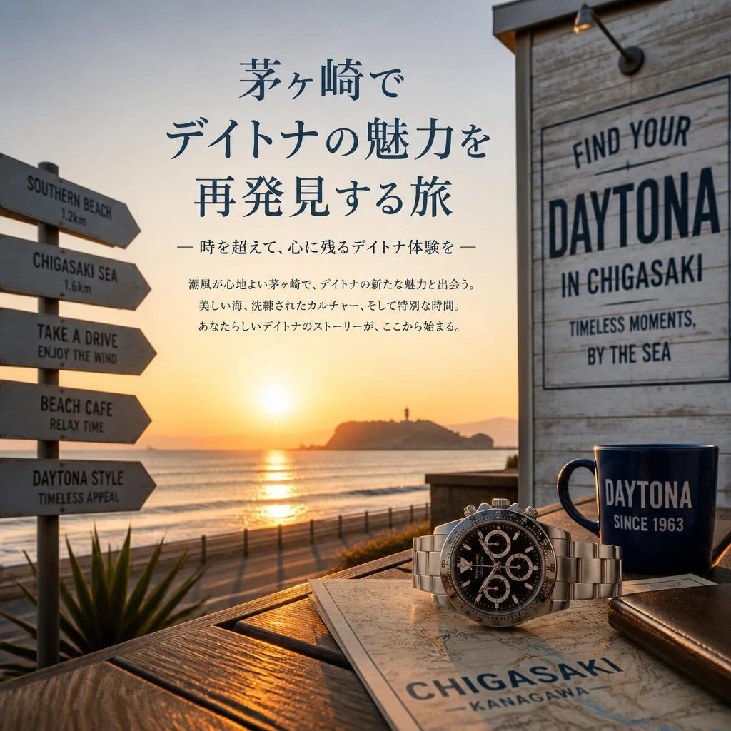 茅ヶ崎でデイトナの魅力を再発見する旅
