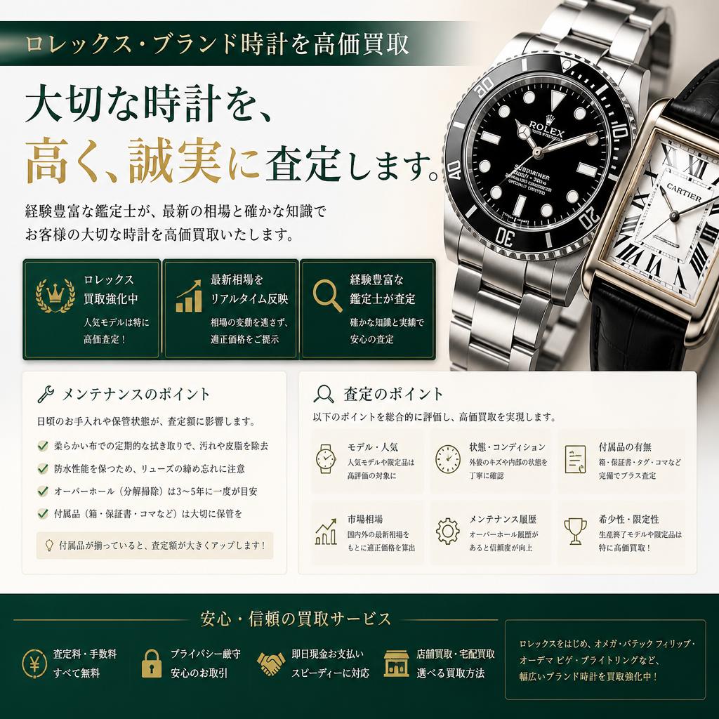 当店の特別な買取サービス