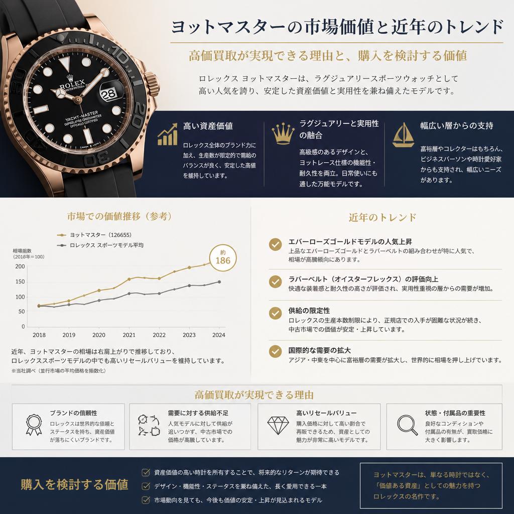 2. ヨットマスターの市場価値とは？