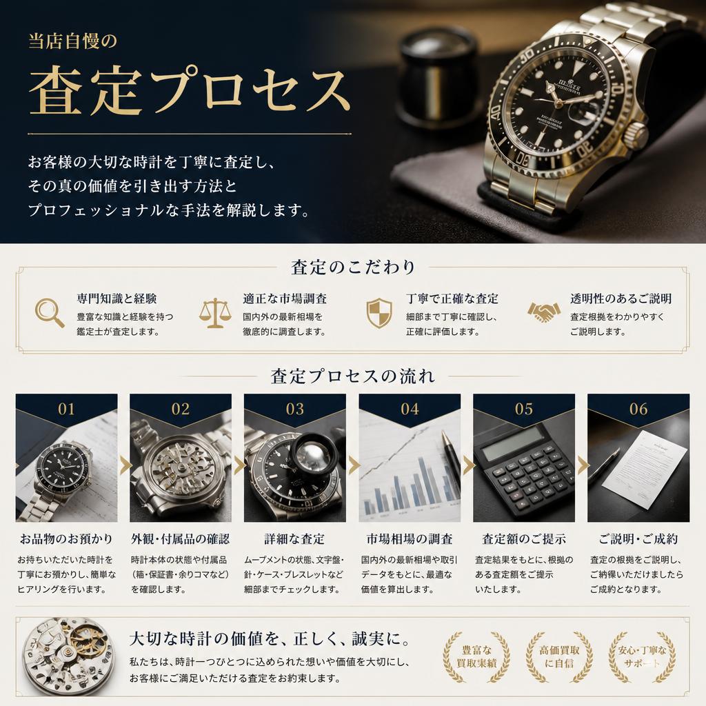 4. 品物に対する丁寧な査定