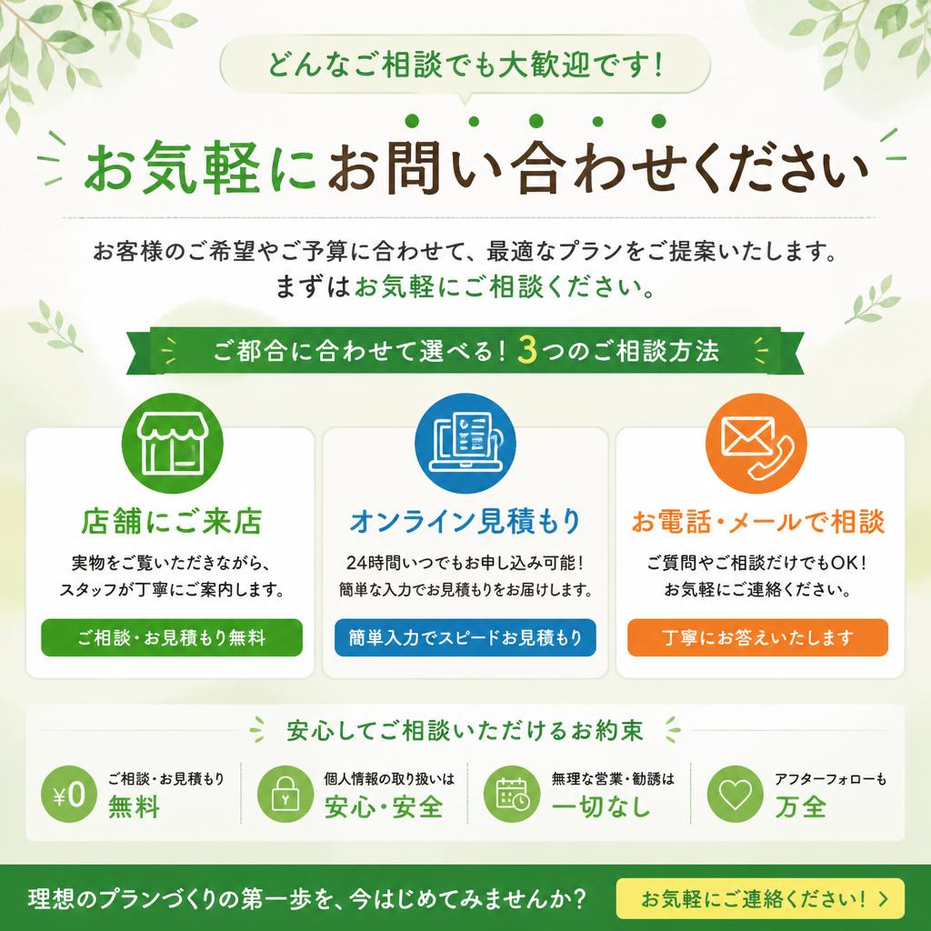 今すぐお問い合わせを—大切な一歩を踏み出そう！