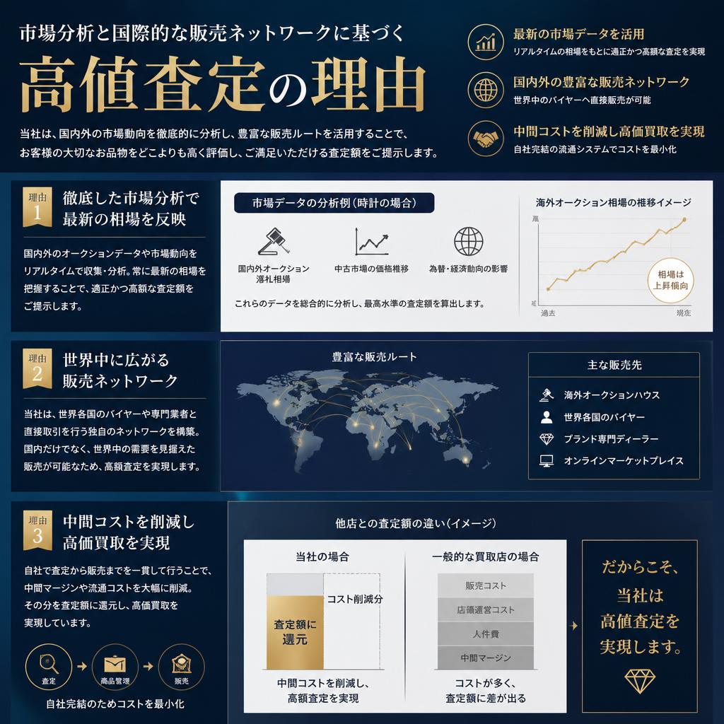 買取における高値査定の理由