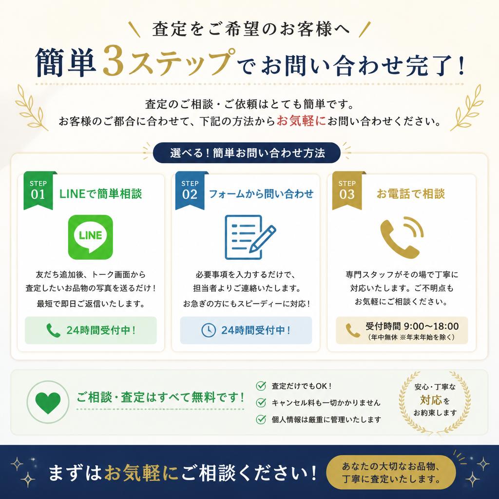 今すぐ査定を！お問い合わせ